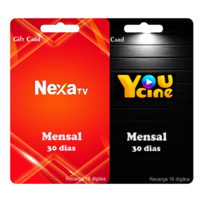 NexaTV + YouCine Mensal = 30 Dias