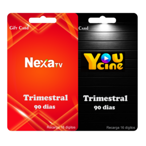 NexaTV + YouCine Trimestral = 90 Dias