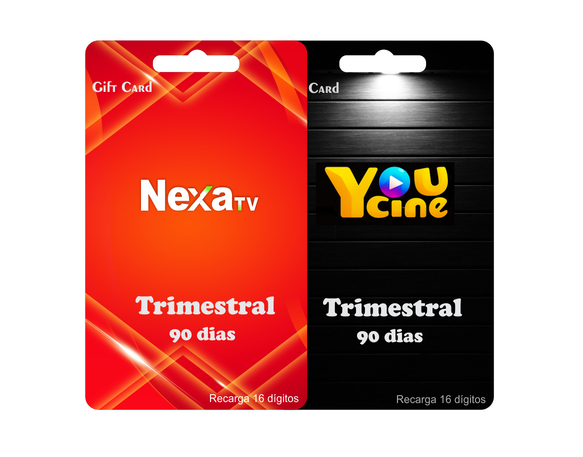 NexaTV + YouCine Trimestral = 90 Dias